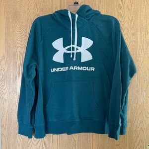 2X Teal Under Armour Hoodie
